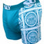 Sly Blue Sugar Skull Boxer Brief