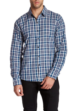 Something Strong Blue Something Safe Button-Up thumbnail 1
