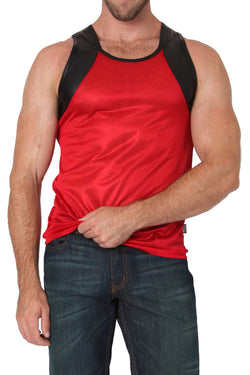 Timoteo Red Covert Harness Tank Top thumbnail 3