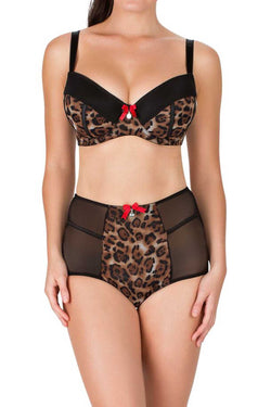 Parfait Leslie Animal Print High-Waisted Brief thumbnail 2