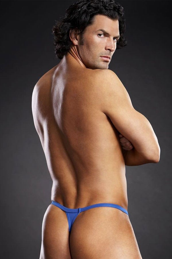 Hustler Blue Thong