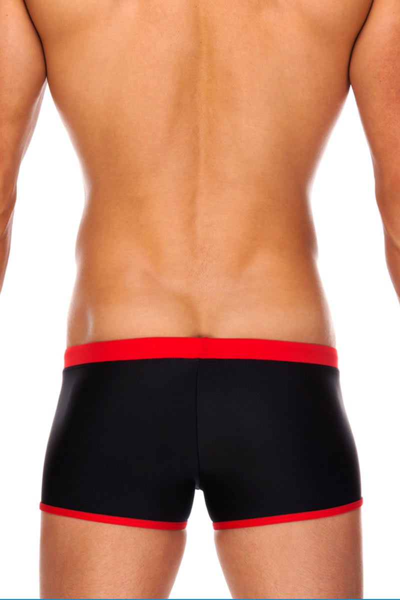 Tribe Black & Red Indian Swim Trunk