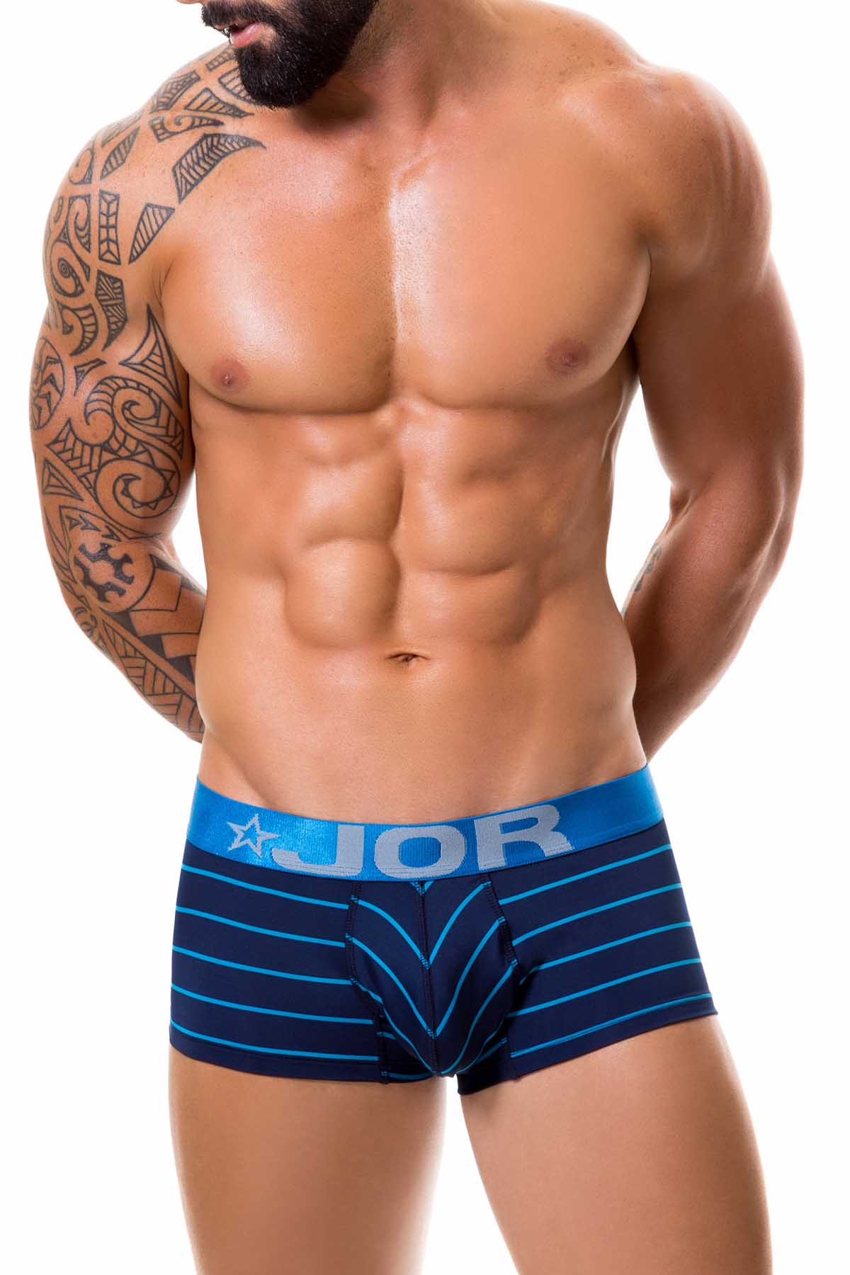 Jor Navy/Royal-Blue Milan Boxer Trunk