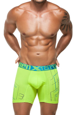 Xtremen Green Lines Boxer Brief thumbnail 1