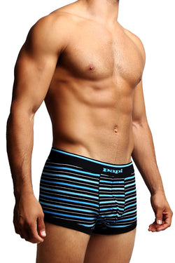 2-Pack Papi Light Blue Stripes Stretch Brazilian Trunks thumbnail 2