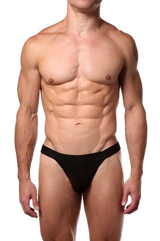 JustinCase Black Thong
