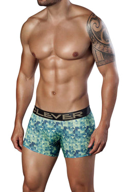 Clever Green Background Boxer thumbnail 1