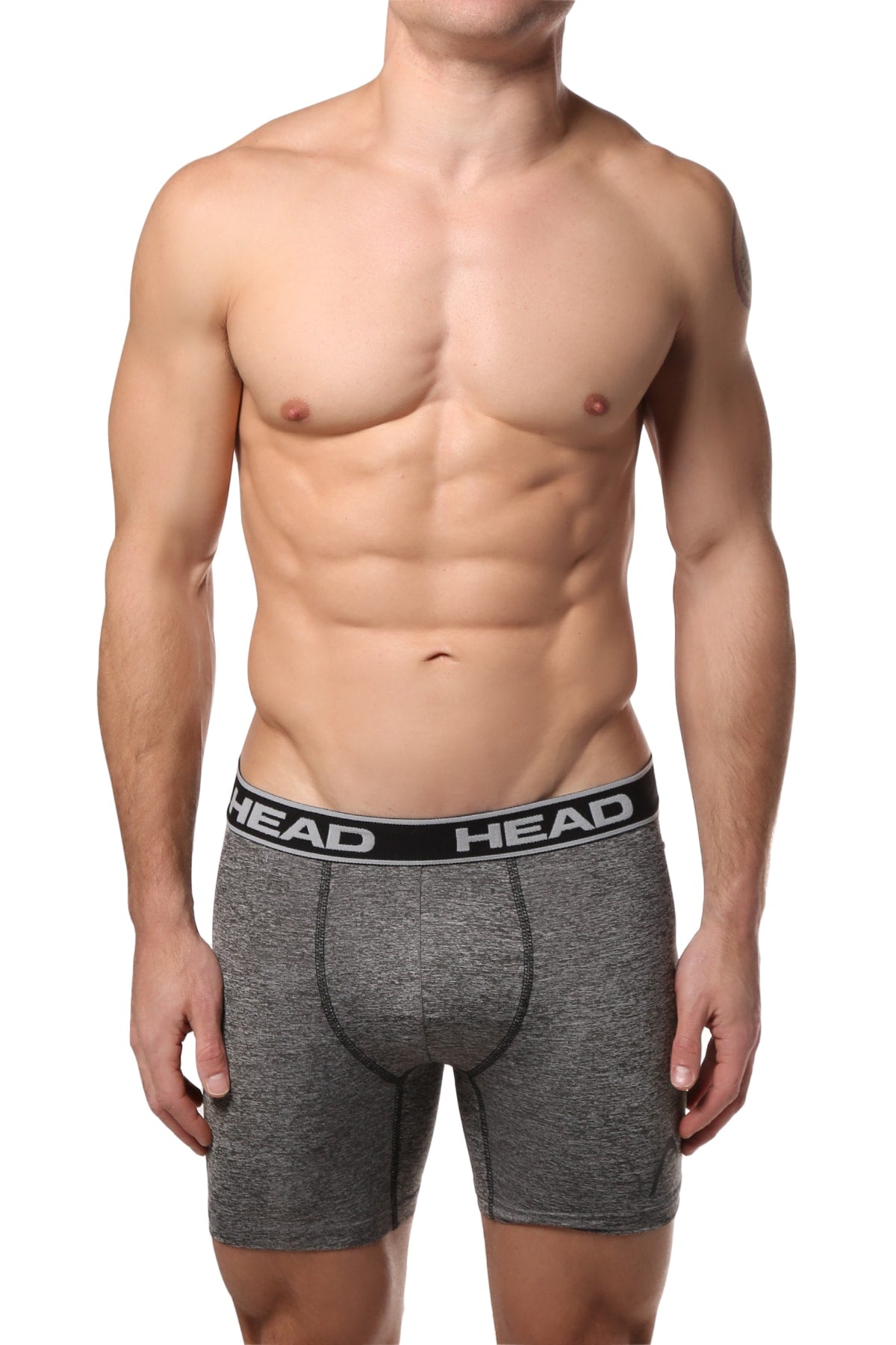 Head Light Grey Marl Boxer Brief
