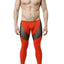 CheapUndies Burnt Orange Mesh Panel Performance Tight