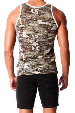Timoteo Camouflage & White Oceanside Tank thumbnail 3