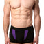 Doreanse Black/Purple Hipster Ribbon Boxer Trunk