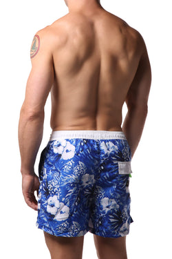 Datch Blue Tropical Swim Short thumbnail 3