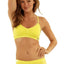 New Balance Primrose Yellow Seamless T-Shirt Bra