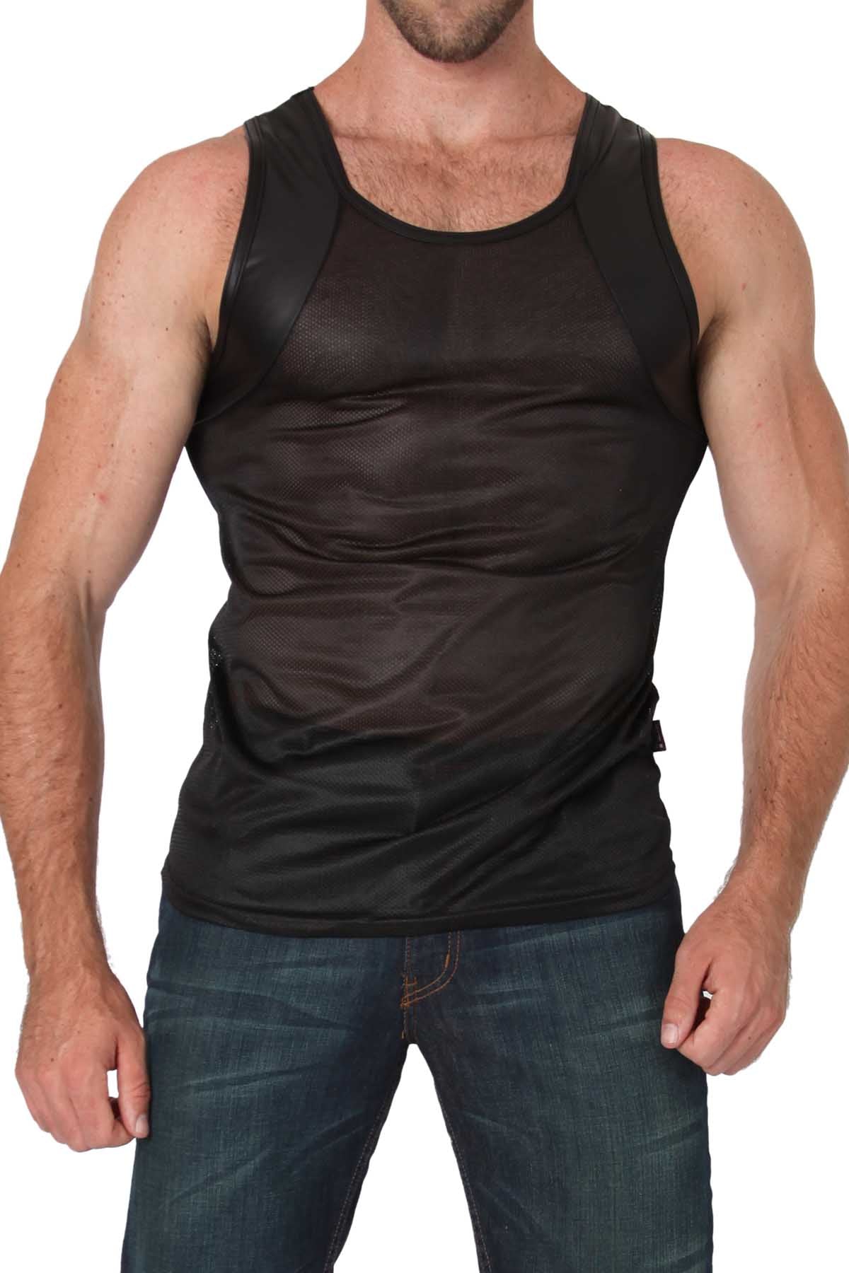 Timoteo Black Covert Harness Tank Top