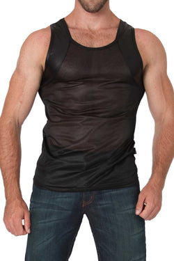Timoteo Black Covert Harness Tank Top thumbnail 1