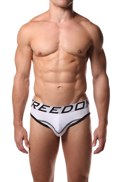 Freedom Reigns White & Black Contrast Brief thumbnail 1