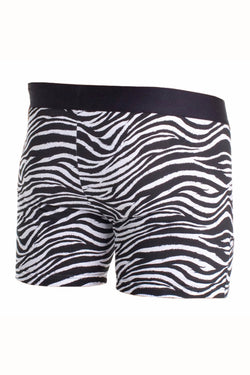 Sly Black & White Zebra Boxer Brief thumbnail 3