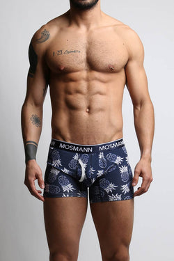 Mosmann Navy Pineapple Long Boxer thumbnail 1