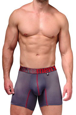 Xtremen Grey Microfiber Mesh Boxer Brief thumbnail 1