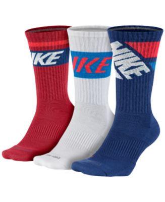 Nike Dri-FIT Fly Rise Crew Socks 3-Pack 8-12