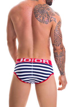 Jor Navy-Stripe Brief thumbnail 2