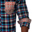 Do Nothing Black & Blue Gotchya Button Up