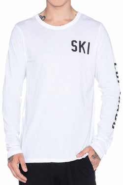 Rxmance Unisex White Ski Long Sleeve Tee thumbnail 3