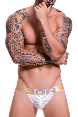 Jor White/Gold Cronos Jockstrap thumbnail 2