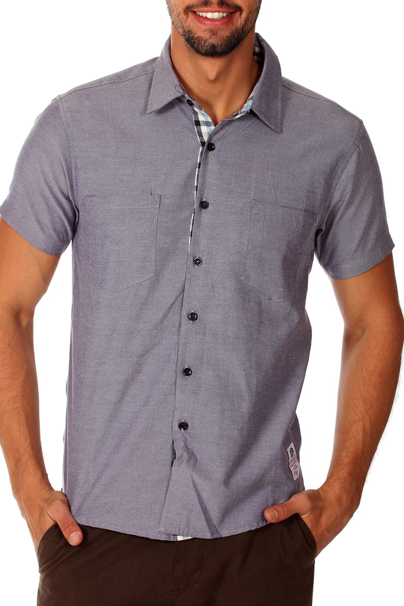 Something Strong Blue Something Just Button-Up