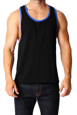 Timoteo Black & Royal Blue Freedom Tank thumbnail 1