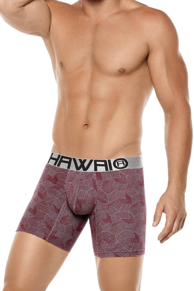 Hawai Red Stripe Squares Boxer