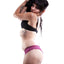 Jezebel Burgundy Lace Butterfly Thong