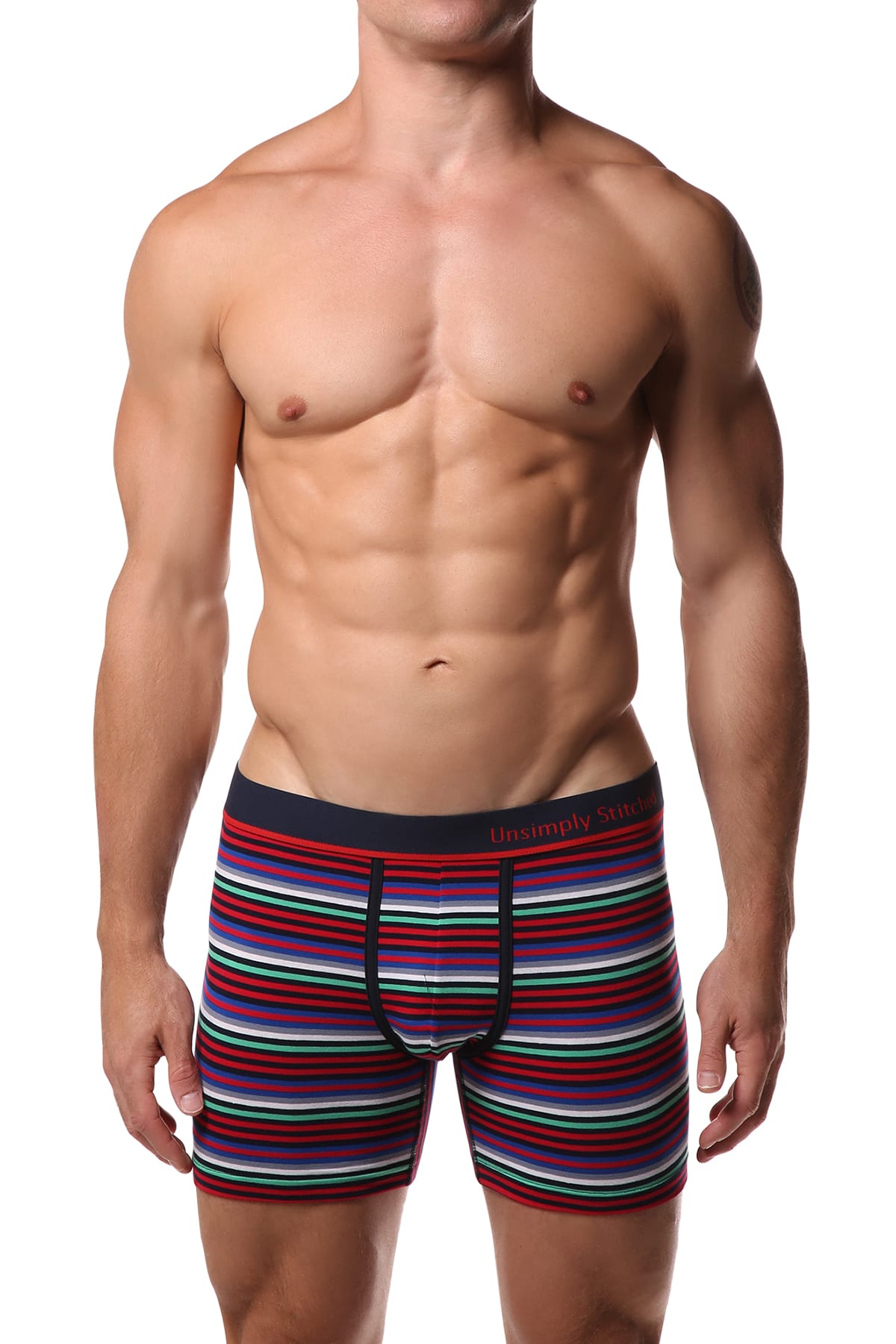 Unsimply Stitched Red Stripe Boxer