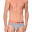 2(X)IST Grey & Orange Electric Cotton Stretch Brief