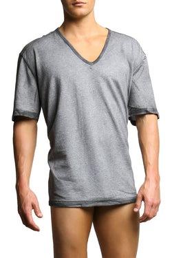 C-IN2 Charcoal Heather Filthy V-Neck Tee thumbnail 2