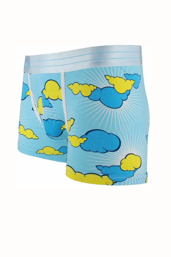 Sly Blue Clouds Boxer Trunk