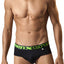 Xtremen Black Microfiber Jacquard Brief