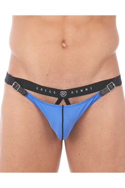 Gregg Homme Blue Chaser C-Ring Detachable Pouch Thong thumbnail 1