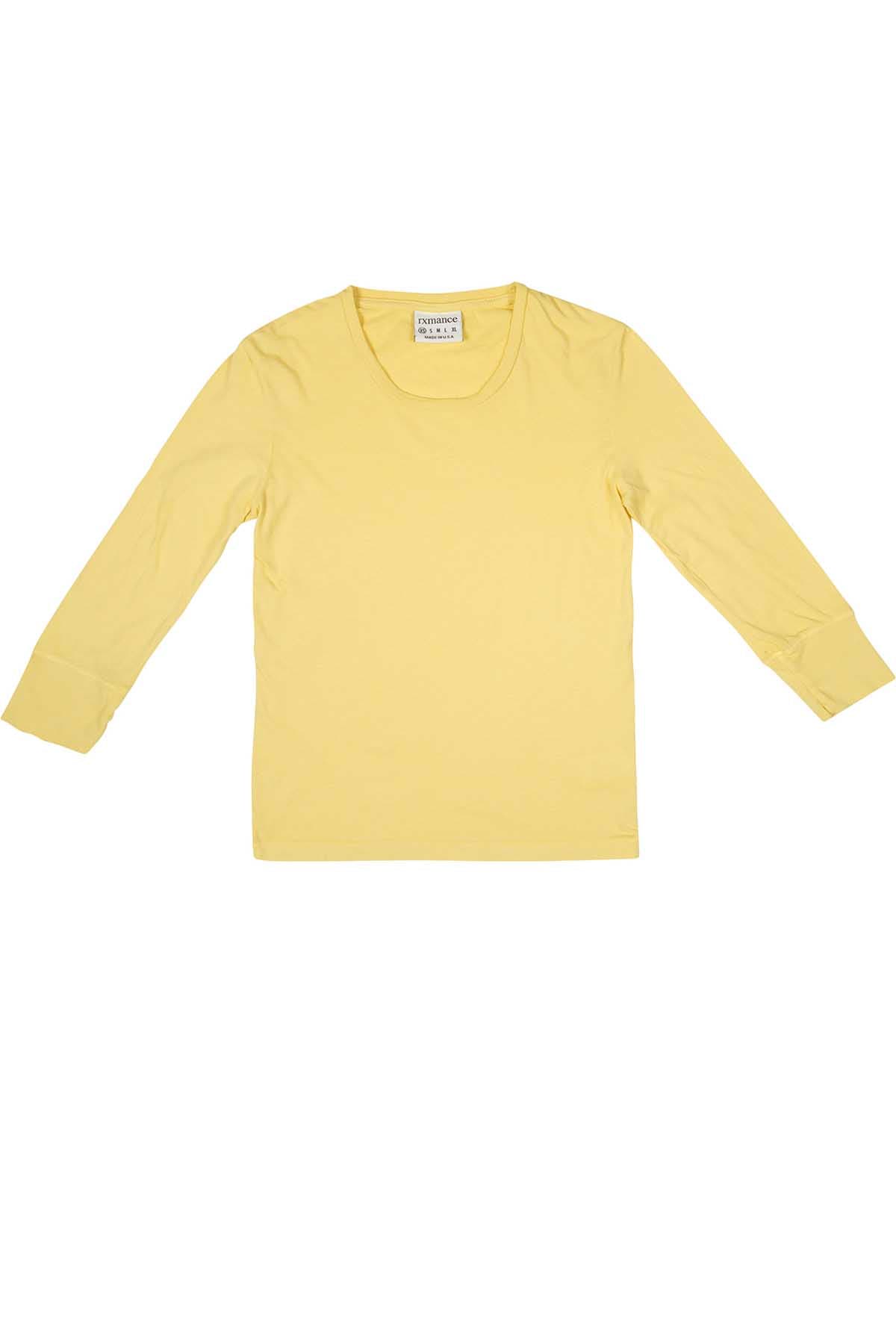 Rxmance Sunny Yellow 3/4 Sleeve Lounge Tee