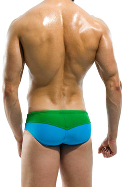 Modus Vivendi Light Blue & Green Rainbow Swim Brief thumbnail 3