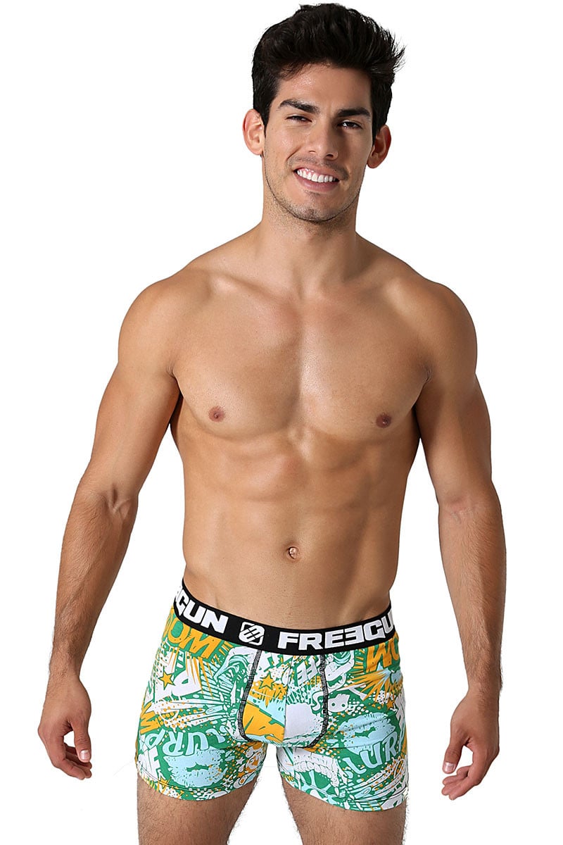Freegun Green Boom Boxer Brief