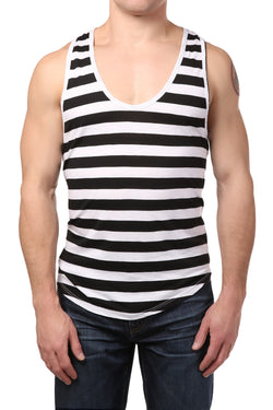 Y.M.L.A Black & White Tank Top thumbnail 1