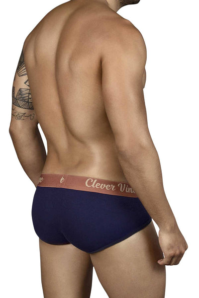 Clever Navy Old-School Open-Fly Brief