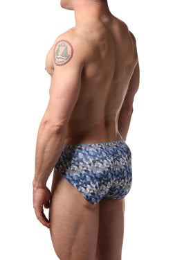 2(X)IST Blue Mosaic Sliq Micro Brief thumbnail 2
