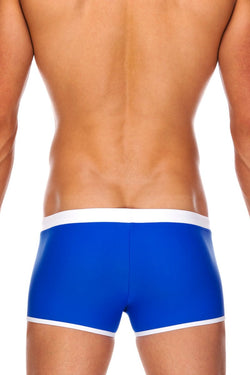 Tribe Cobalt & White Indian Swim Trunk thumbnail 3