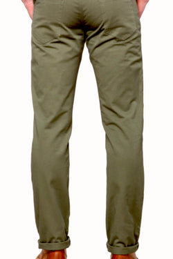 Something Strong Dark Green Straight Leg 5-pocket Pant thumbnail 2