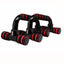 TKO Push Up Bars, Onyx/ Lava