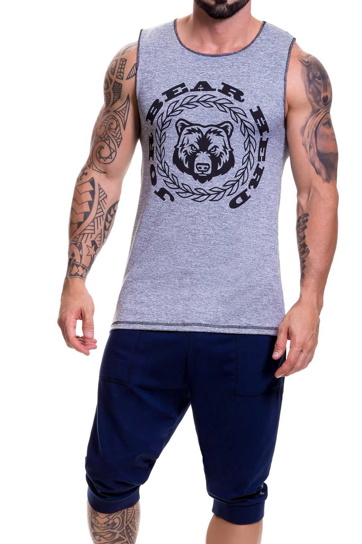 Jor Grey Animal Tank Top