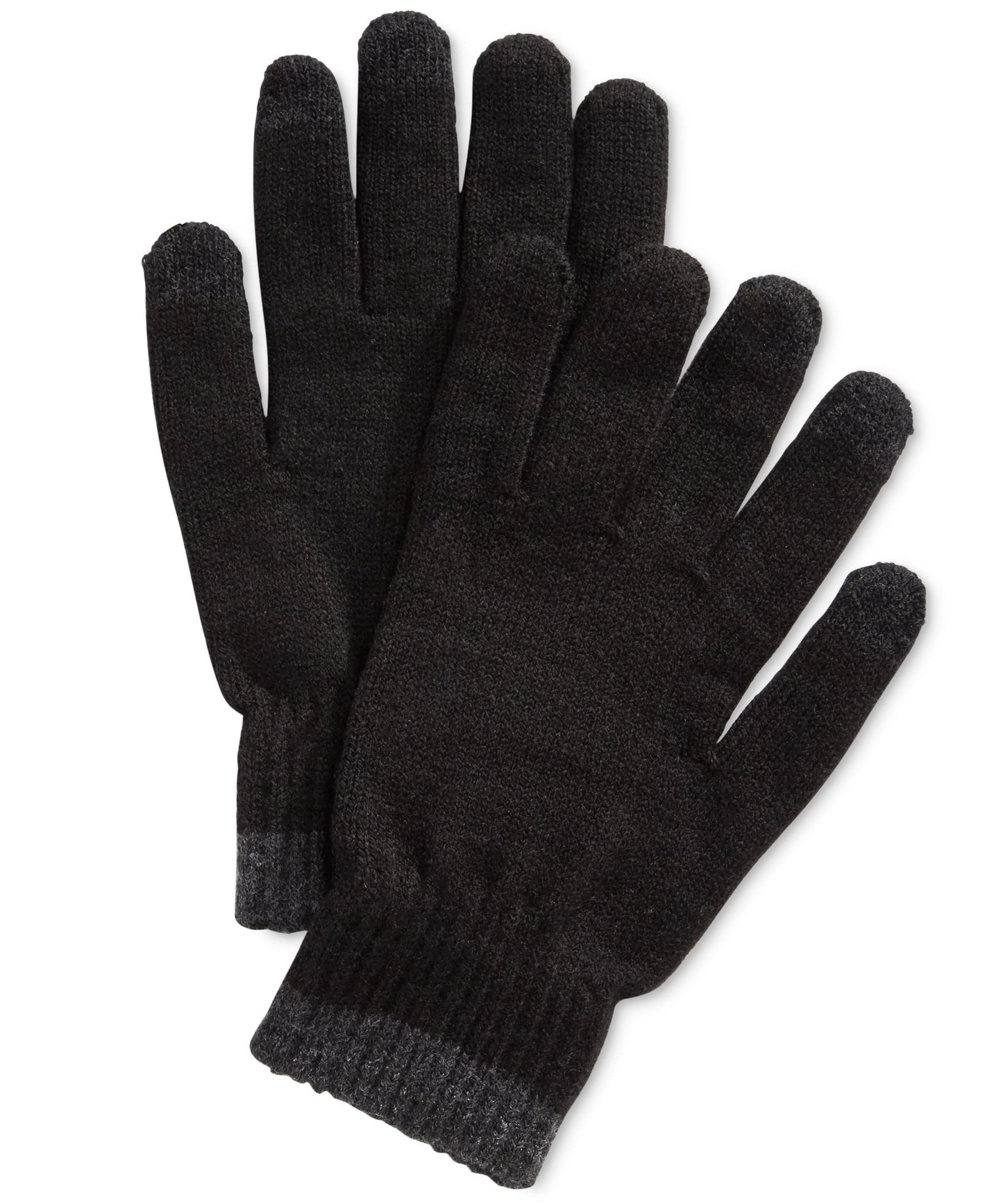 Alfani Texting Gloves Black / Grey One Size Fits Most