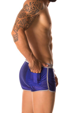 Jor Blue & Grey Layer Shorts thumbnail 3